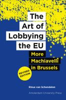 The art of lobbying the EU : more Machiavelli in Brussels /