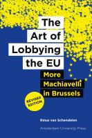 The art of lobbying the EU more Machiavelli in Brussels /