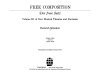 Free composition = (Der freie Satz) : volume III of New musical theories and fantasies /