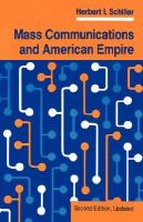 Mass communications and American empire /