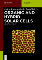Organic and hybrid solar cells an introduction /