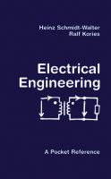 Electrical engineering a pocket reference /
