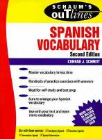 Schaum's outline of Spanish vocabulary