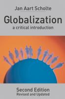 Globalization : a critical introduction /