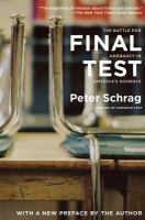 Final test : the battle for adequacy in America's schools /