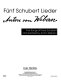 Fünf Schubert Lieder = five songs of Franz Schubert /