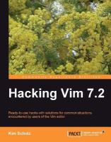 Hacking Vim 7.2.