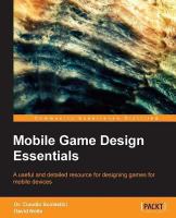 Mobile Game Design Essentials.