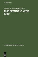 The Semiotic Web 1989.