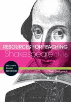 Resources for Teaching Shakespeare.