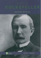 John D. Rockefeller anointed with oil /