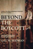 Beyond the boycott : labor rights, human rights, and transnational activism /