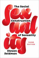 The social construction of sexuality /