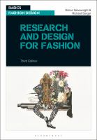 Research and Design for Fashion.