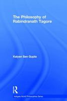 The philosophy of Rabindranath Tagore /