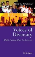 Voices of diversity multi-culturalism in America /