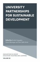 University Partnerships for Sustainable Development.