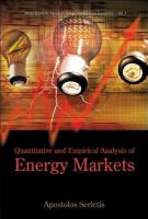 Quantitative and empirical analysis of energy markets