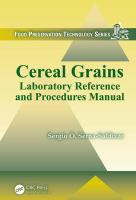 Cereal grains laboratory reference and procedures manual /