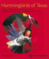 Hummingbirds of Texas with their New Mexico and Arizona ranges /