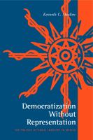 Democratization without representation : the politics of small industry in Mexico /