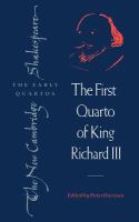 The first quarto of King Richard III /