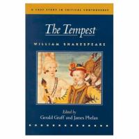 The tempest : a case study in critical controversy /