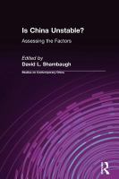 Is China Unstable? : Assessing the Factors.