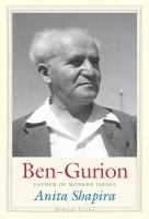 Ben-Gurion : father of modern Israel /