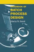 Handbook of Batch Process Design.