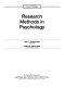 Research methods in psychology /