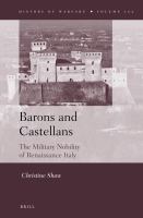 Barons and Castellans : The Military Nobility of Renaissance Italy.