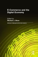 E-Commerce and the Digital Economy.