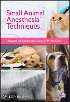 Small animal anesthesia techniques