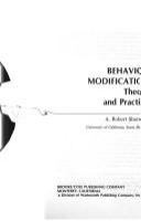 Behavior modification: theory and practice /