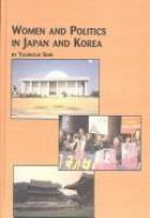 Women and politics in Japan and Korea /