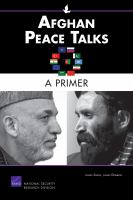 Afghan peace talks a primer /