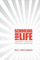 Schooling for life community education and social enterprise /