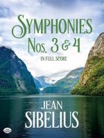 Symphonies nos. 3 and 4 in full score /