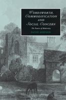 Wordsworth, commodification and social concern : the poetics of modernity /