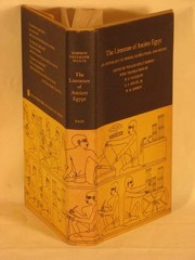 The literature of ancient Egypt; an anthology of stories, instructions, and poetry. /