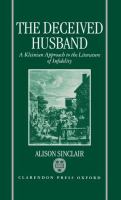 The deceived husband : a Kleinian approach to the literature of infidelity /