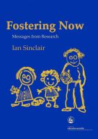 Fostering Now : Messages from Research.