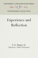 Experience and Reflection /