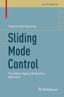 Sliding Mode Control The Delta-Sigma Modulation Approach /