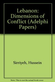 Lebanon, dimensions of conflict /