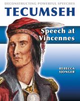 Tecumseh speech at Vincennes /