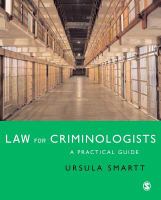 Law for Criminologists : A Practical Guide.