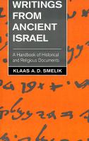 Writings from ancient Israel : a handbook of historical and religious documents /