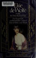 Elsie de Wolfe : a life in the high style /